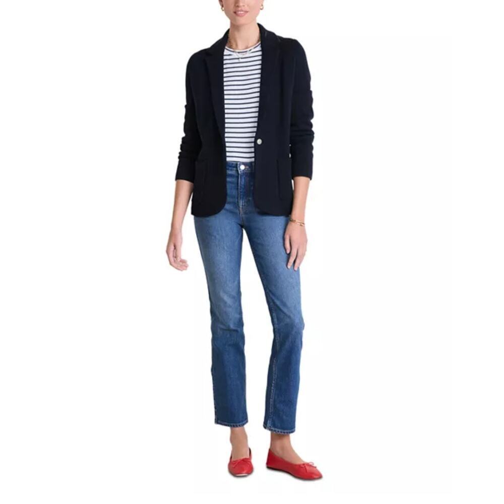 Vineyard Vines Merino Wool Knit Blazer in Nautical Navy Size: S